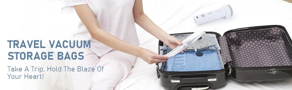 Cordless Travel Vacuum Storage Compression Bag Set ,bolsas para comprimir-27-Pack in 3 Sizes 140L/Min USB Rechargeable Handheld Pump for Clothes & Packing Perfect for Carry-On Suitcases Cordless Travel Vacuum Storage Compression Bag Set ,bolsas para comprimir-27-Pack in 3 Sizes 140L/Min USB Rechargeable Handheld Pump for Clothes & Packing Perfect for Carry-On Suitcases
