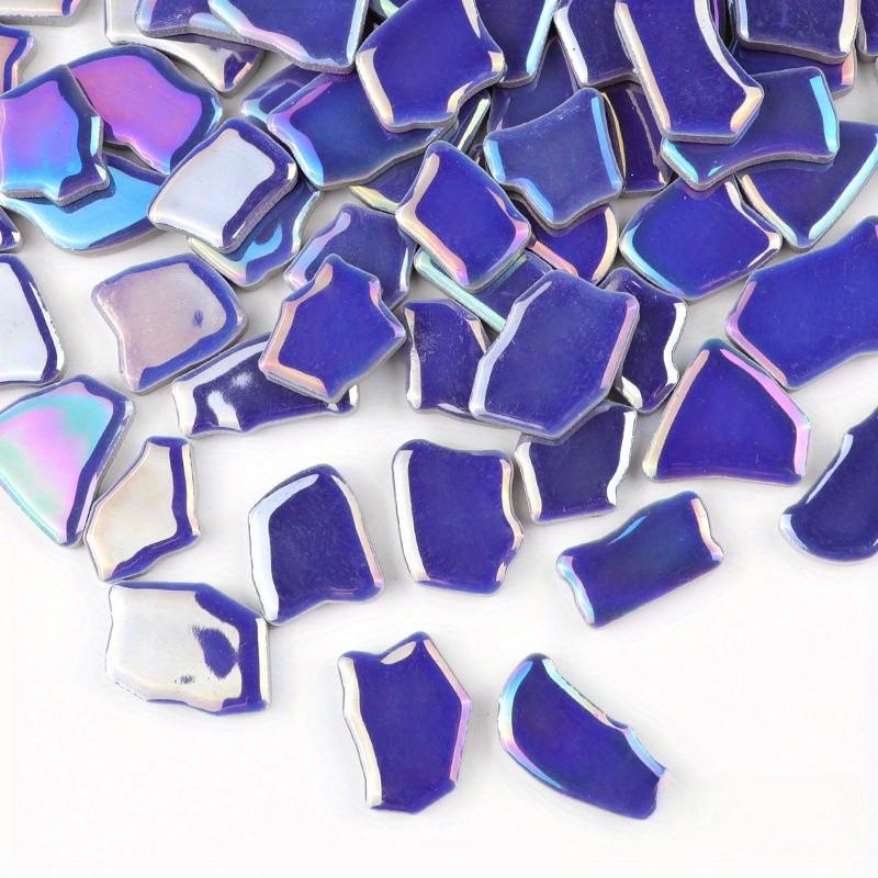 DIY Ceramic Mosaic Tiles, Approximately 35 Pieces, 200g Irregular Shapes, Handmade Materials, Free Stone Patchwork Tile Scraps