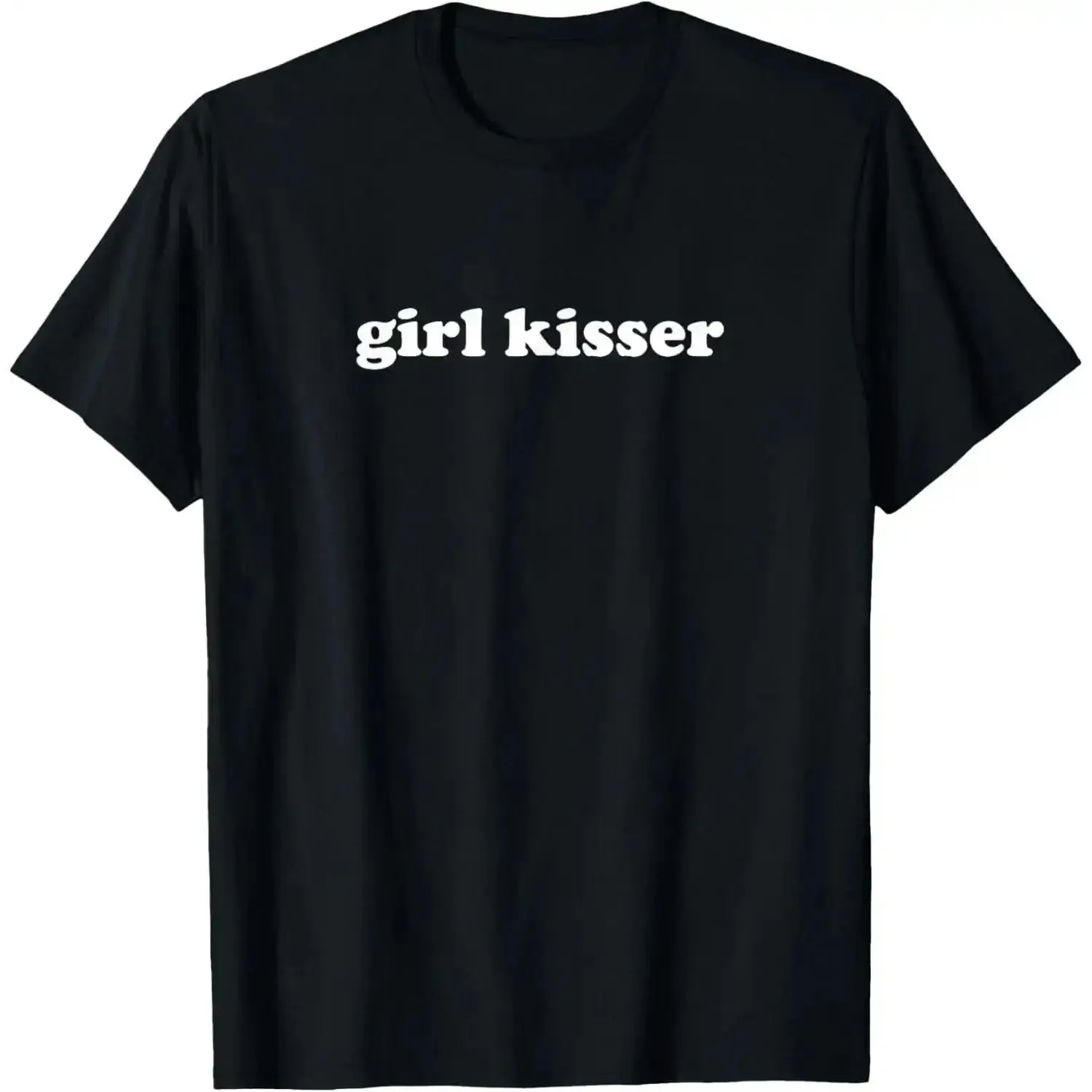 Original Girl Kisser Y2k Aesthetic Trendy LGBT Pride Lesbian T-Shirt Pure Graphic Tees Menswear Top: Gifts for Men & Women