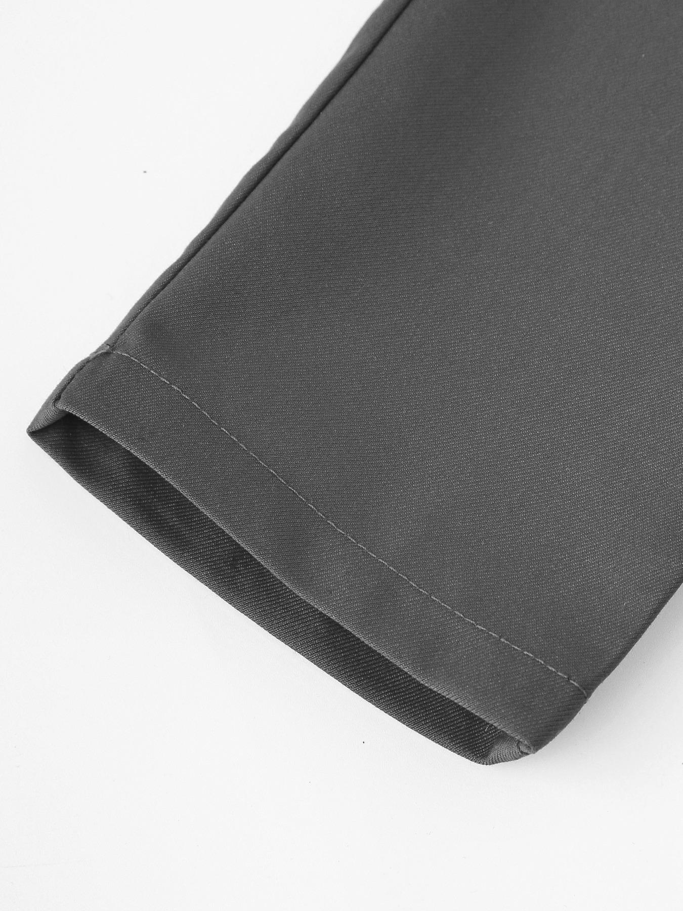 Boys' Elegant 4-Piece Formal Suit (Shirt + Lapel Vest + Elastic Waist Trousers + Striped Tie) 5 Colors Available, Sizes 100-150cm, Slim Fit for Weddings, Parties & Performances