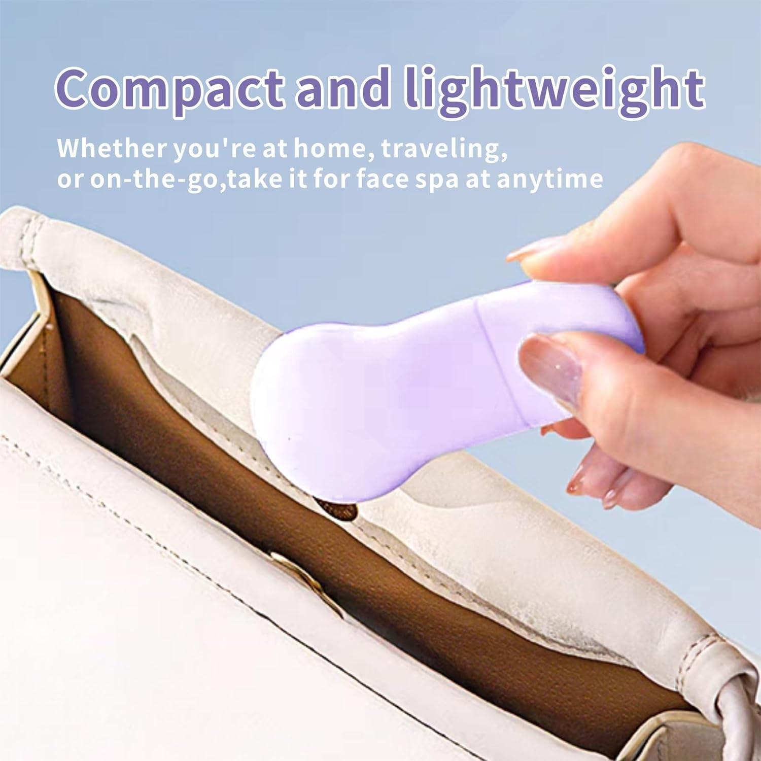 Ultrasonic Facial Skin Scrubber, Deep Cleansing Blackhead Remover, Gentle Exfoliating Spatula, At-Home Pore Cleanser for Women & Men, Facial Cleansing Tool, Facial Cleansing Equipment
