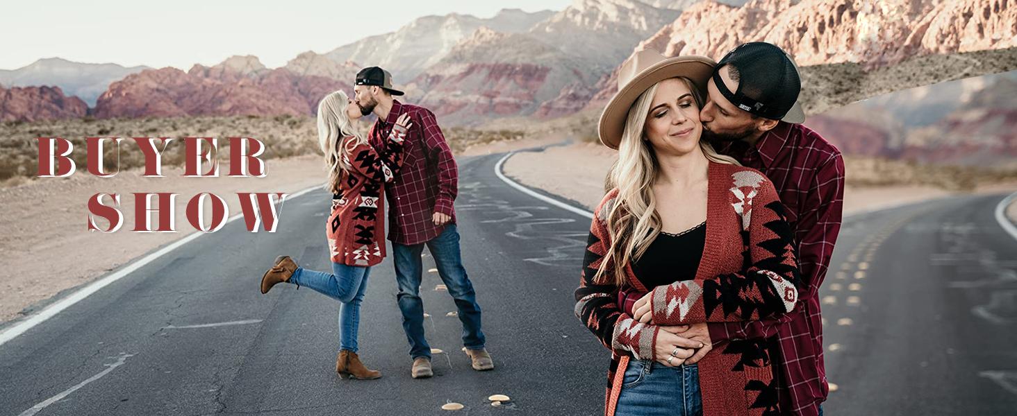 Saodimallsu Women Boho Cardigan Aztec Open Front Loose Slouchy Sweaters Tribal Long Sleeve Knitted Christmas Jacket Coat Chic Casual Saodimallsu Women Boho Cardigan Aztec Open Front Loose Slouchy Sweaters Tribal Long Sleeve Knitted Christmas Jacket Coat Chic Casual