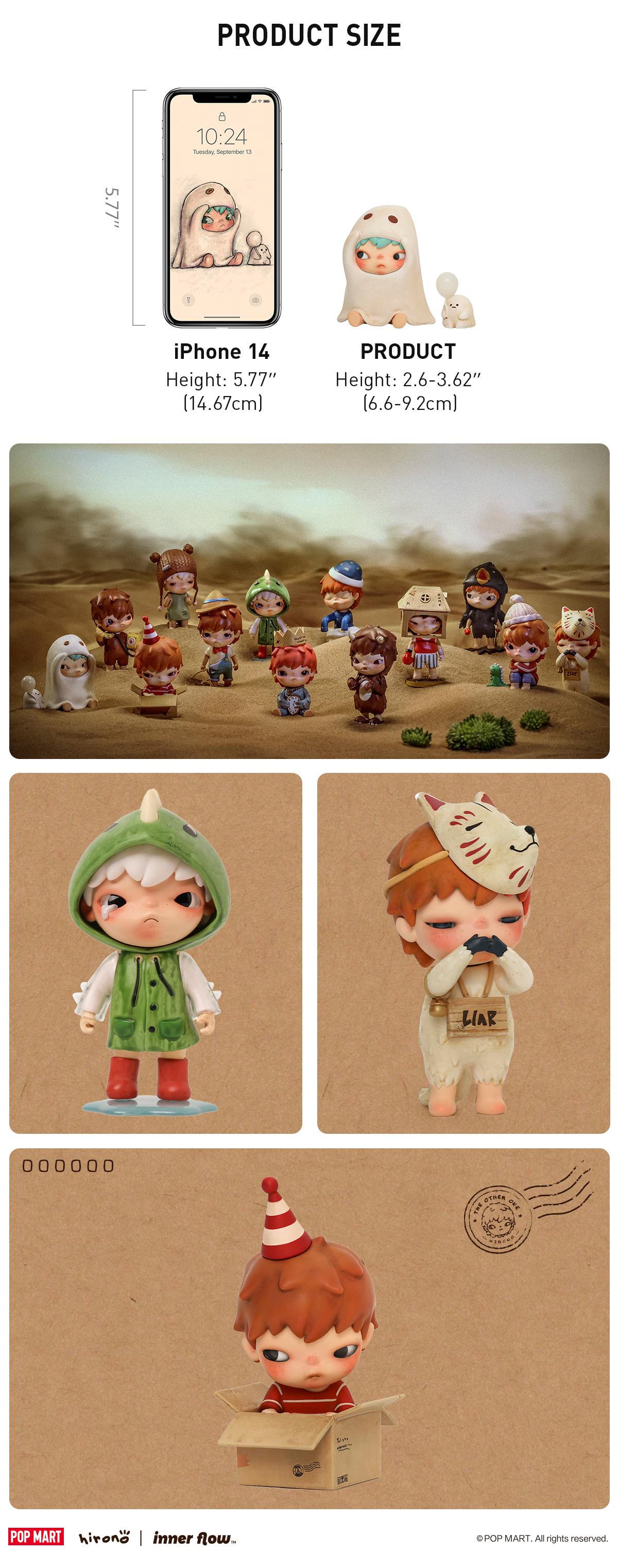 [POP NOW] POP MART HIRONO The Other One Series, Blind Box, Mystery Box LABUBU Fun Toy