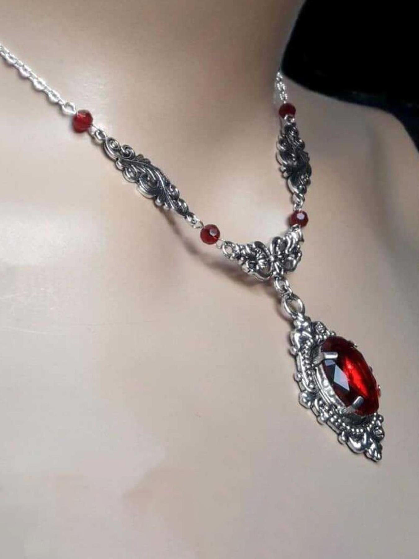 Victorian Necklace, Vintage Gothic Antique Women's Elegant Party Unique ...