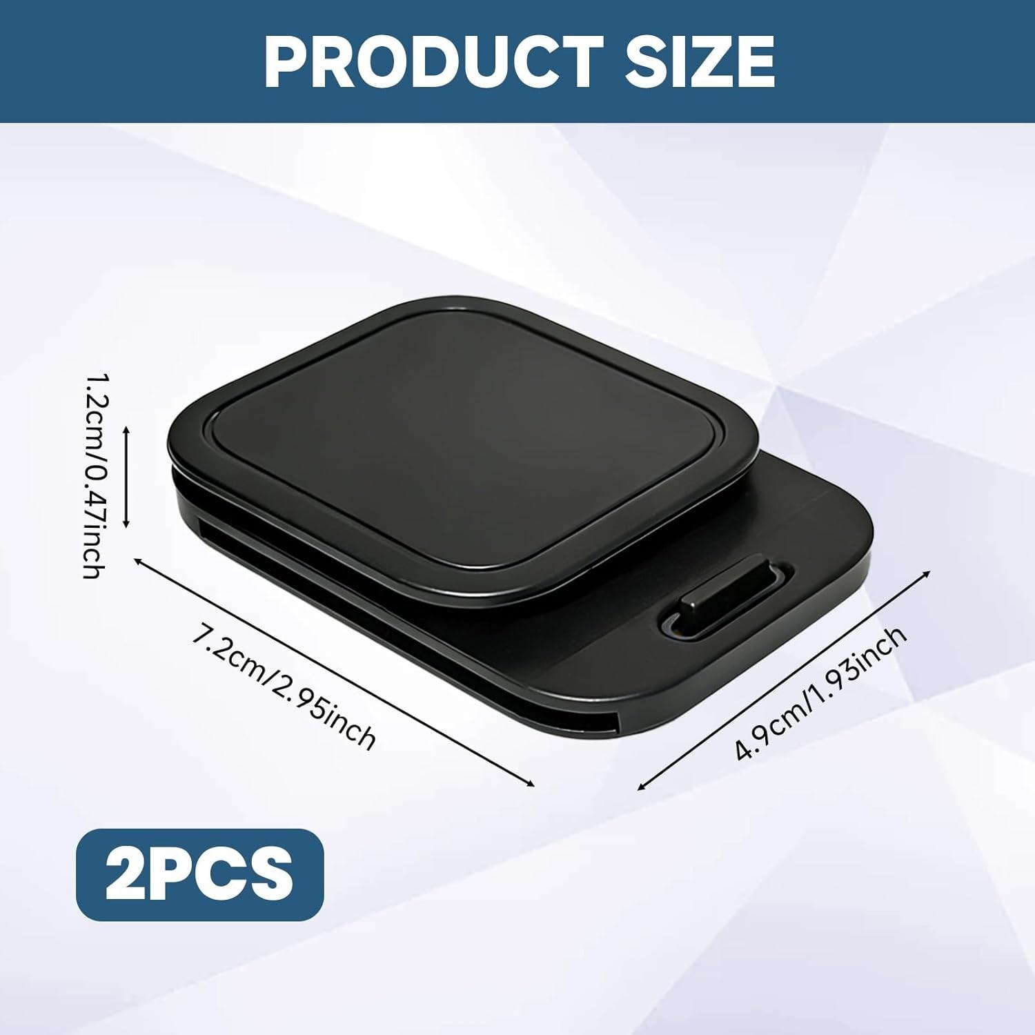 2 Pack Adjustable Car Seat Belt Positioner Clips, Universal Seatbelt Adjuster with Secure Non-Slip Hold, Shoulder Strap Positioner for Comfortable Driving, Fits Most Cars, SUVs, RVs, Trucks & MPVs