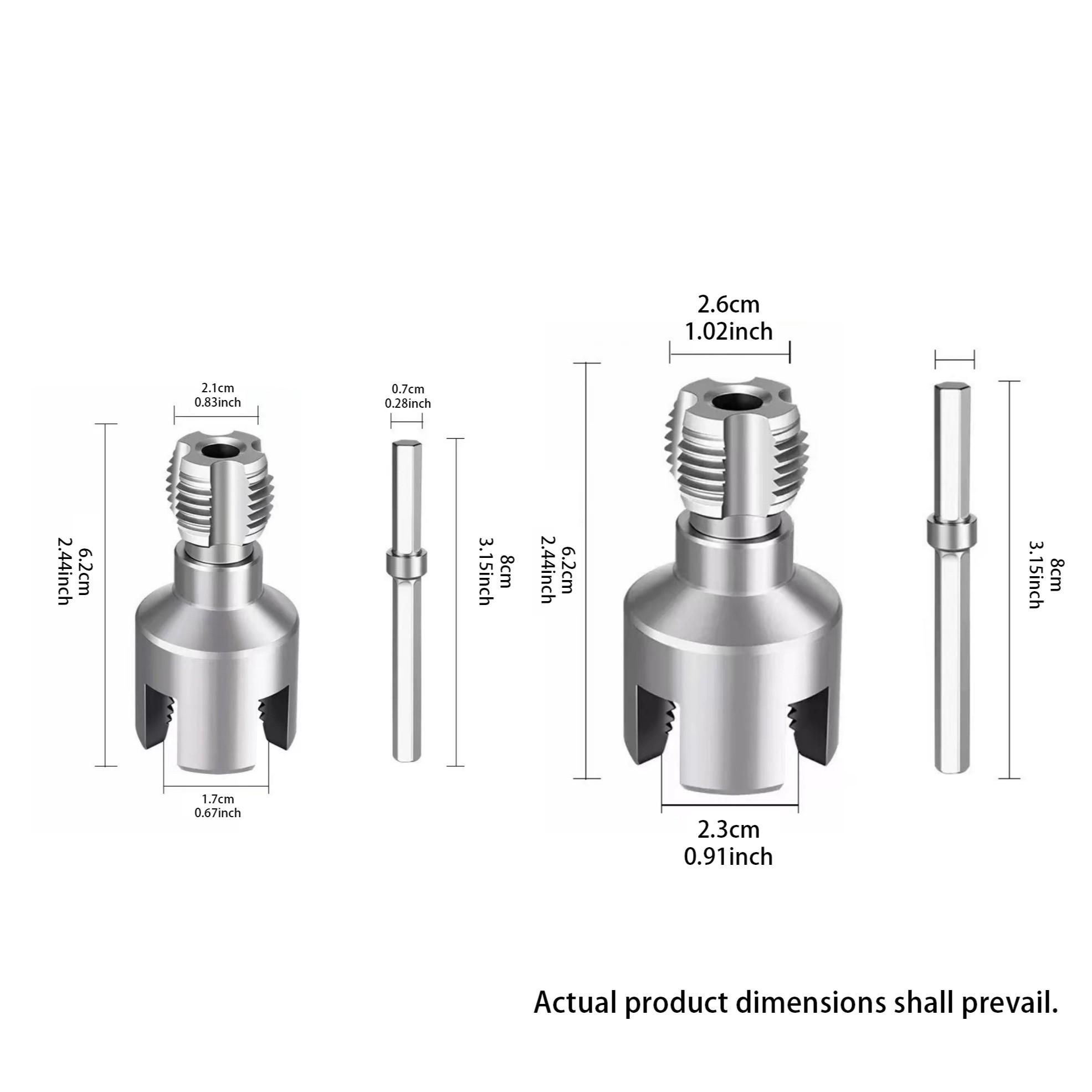 Dual Size Pipe Tapping & Threading Tool, Durable Construction, Ideal for Various Applications, Reliable Performance, Long-Lasting Design