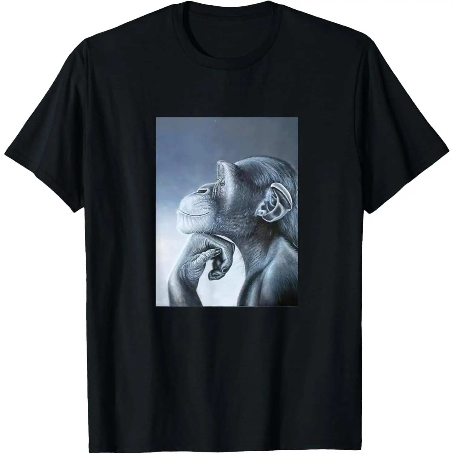 Graphic T-Shirt - Funny Lion Monkey Meme Print