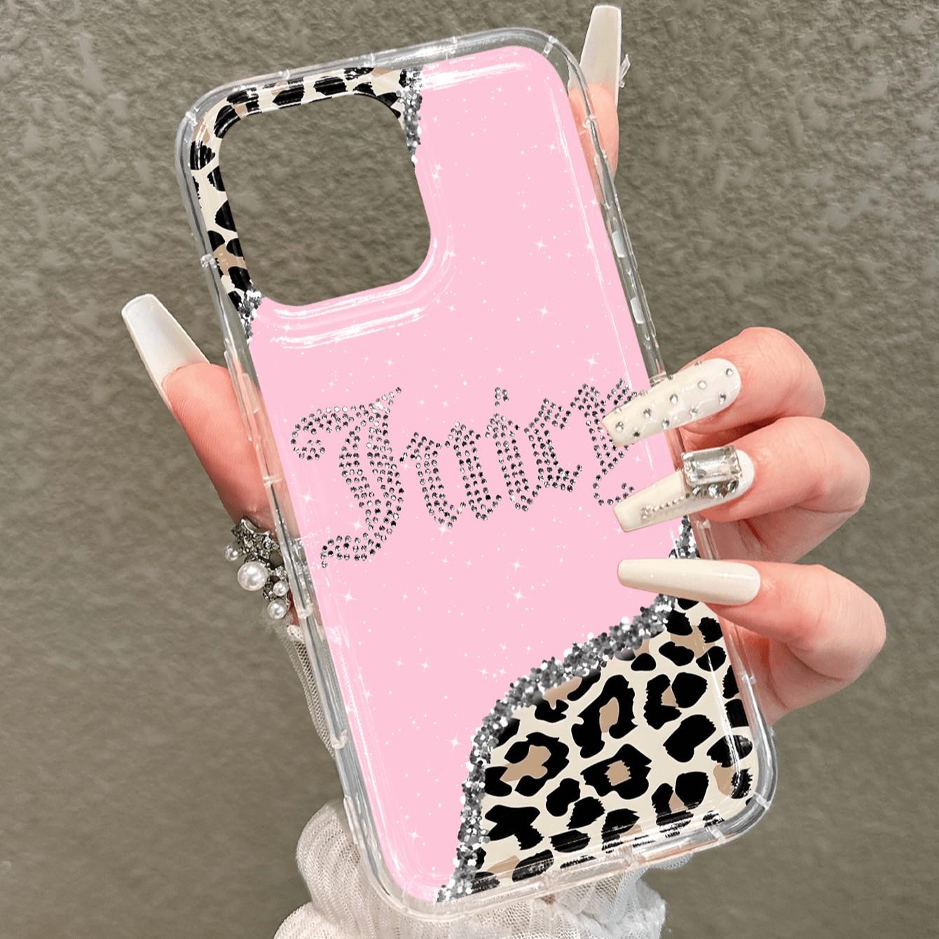 Transparent Card Slot Case, Leopard Pattern Thick Anti-Drop Phone Cover Compatible with iPhone 17/17 Pro Max/Air/11-16 Series