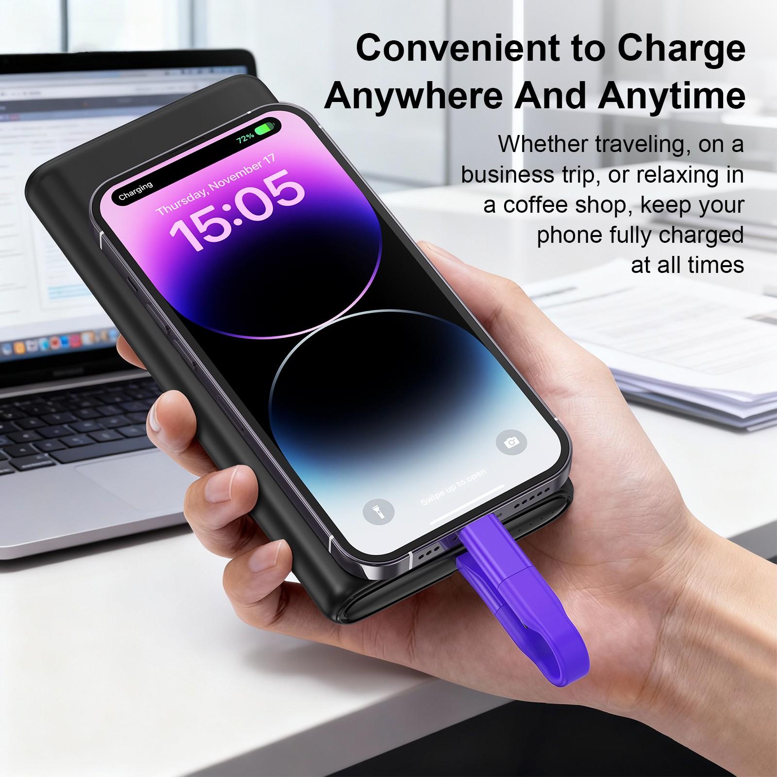 Four-In-One High-Speed USB Charging Data Cable, Compatible with S23, S21, Oneplus, Xiaomi 13, Huawei, Oppo, Supports Data Transfer & Max Power Output