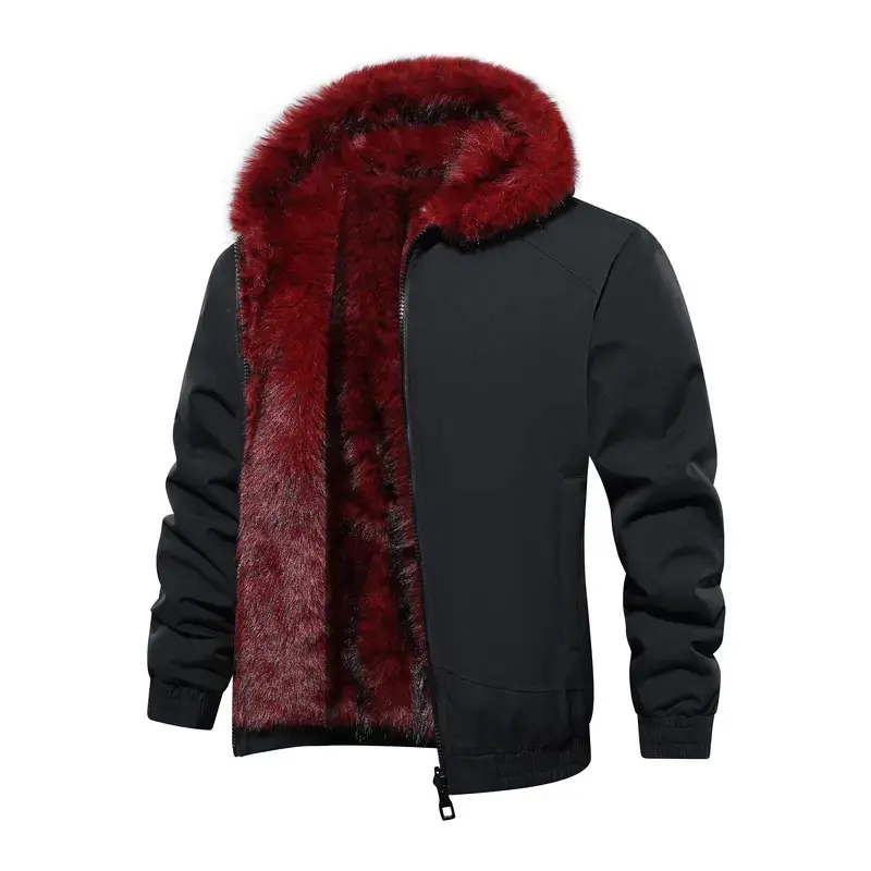 Men's Reversible Hooded Jacket, Full-Zip, Outdoor, Everyday Casual