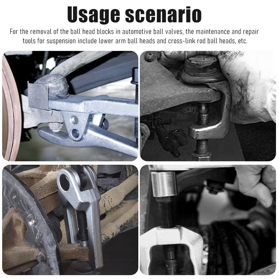 5-Piece Ball Joint Bearing Separator Kit, Pittman Arm Puller, Tie Rod End Tool, 5-In-1 Front Service Set, Easy Disassembly, Vehicle Maintenance