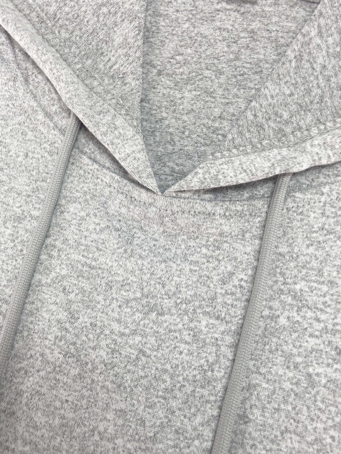 Men's Cartoon Print Long Sleeve Hooded T-Shirt, Casual Fitted Moderate Fabric Gym Workout Top for Fall