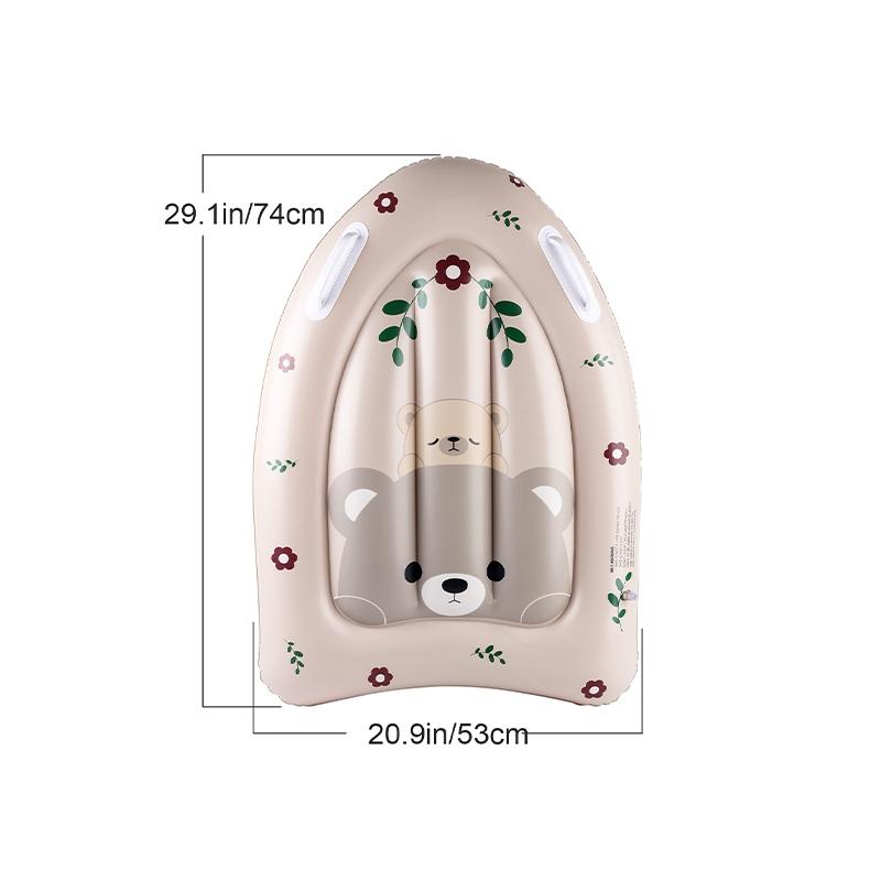 Inflatable Beach Skateboard with Handle, Inflatable Surf Board for Beach and Pool, Perfect for Water Sports and Fun Activities