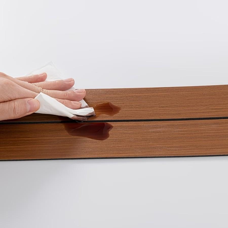 3D Retro Peel and Stick Baseboard, Waterproof Wall Border Decoration, Wall Skirting Board Molding Decoration, Bedroom, Living Room, Kitchen, Bathroom DI