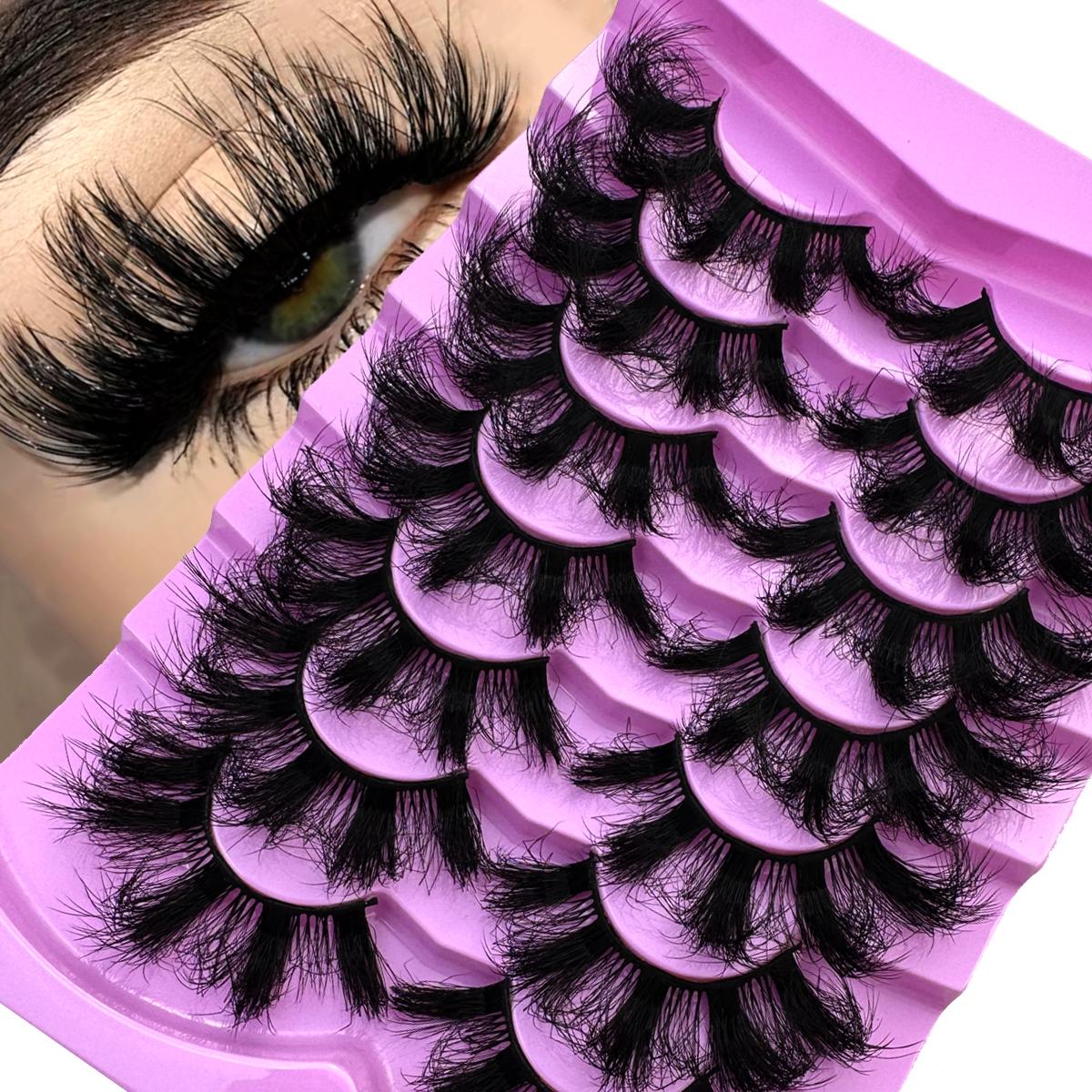 False Eyelashes, 1 Box Natural Look Eyelash Extensions, Self Grafting Curl Eyelashes, Eye Makeup Enhancement False Eyelashes for Women & Girls, Cosmetic