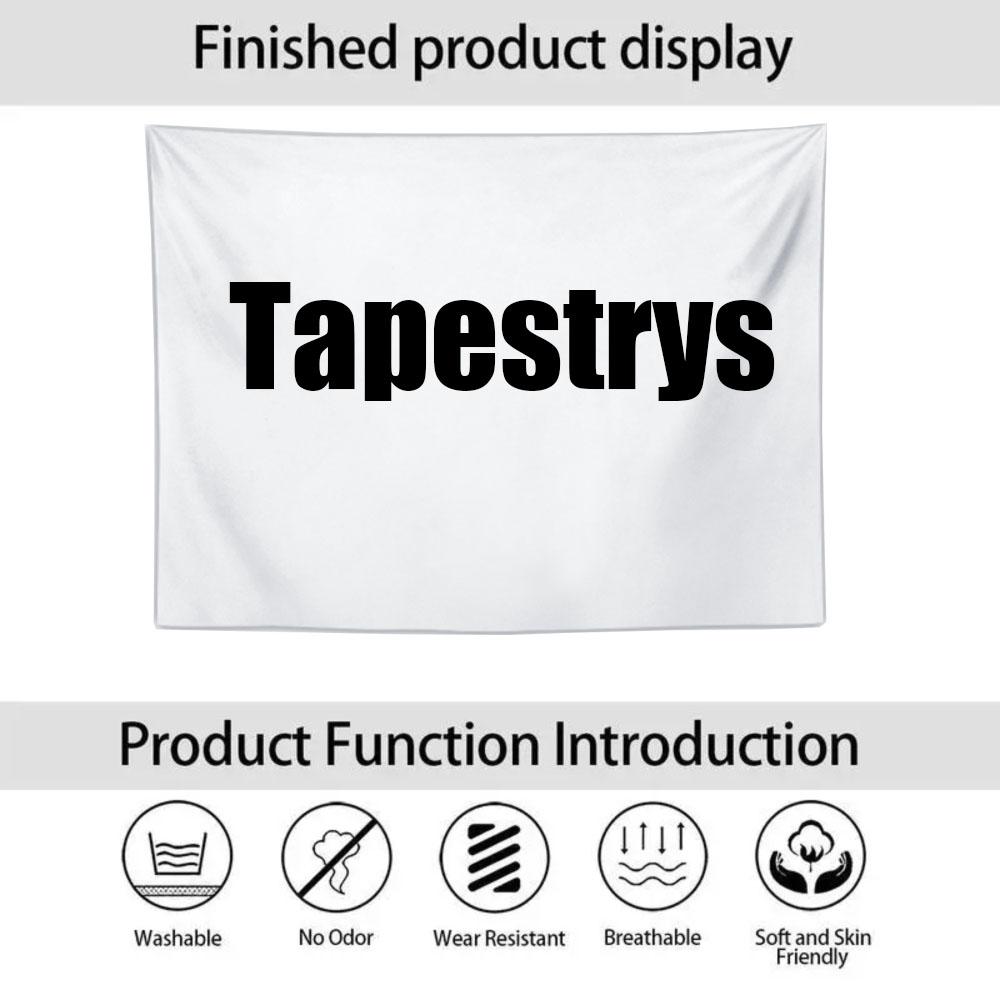 1PC Tokidokis Decorative Tapestry Wall Hanging Home Decoration Wall Blanket Dormitory Living Room Bedroom Background Wall Poster Ideal Pink Gift Comes With Free Installation Package