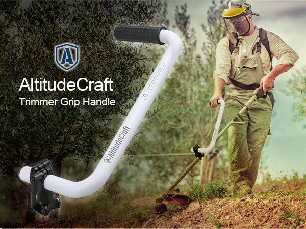 AltitudeCraft Upgraded Trimmer Handle – Ergonomic Back Saver Lawn Cutting Handle Grip, Universal Grass & Weed Trimmer Handle for Easy Yard Work – Garden Tool (Patented) AltitudeCraft Upgraded Trimmer Handle – Ergonomic Back Saver Lawn Cutting Handle Grip, Universal Grass & Weed Trimmer Handle for Easy Yard Work – Garden Tool (Patented)
