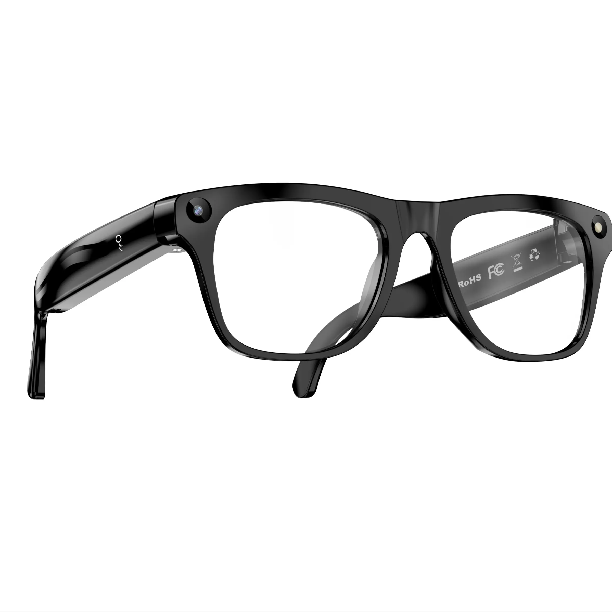 Smart Glasses with Camera for Sport,8MP Camera,One Click Audio Recording,First-Person Photo Video Shooting,Bluetooth Calling & Music Playback,AI Smart Translation and Simultaneous Interpretation ,WiFi Transfer, 290Mah Battery ,3Lenses Total