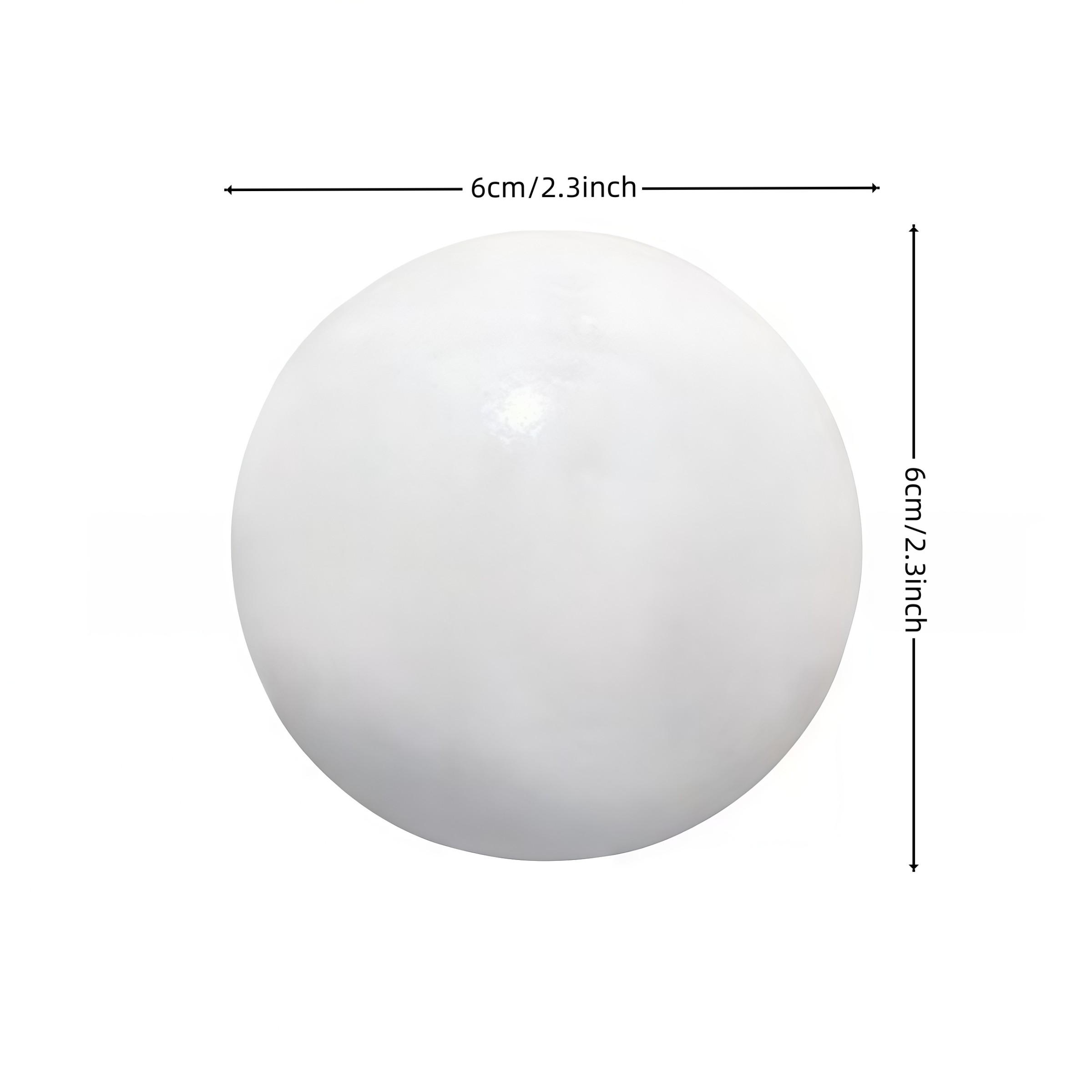 Super Soft Moldable Snow Skin Mochi Squishy Ball, Stress Relief Toy
