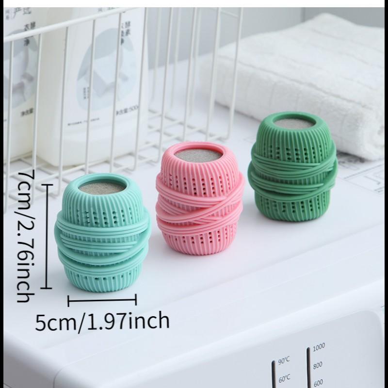 No More Hand-Tearing Filters! Ball Collection Bag for Washing Machine, Insert Into Drum, Wash 10 Times, Empty Once, Convenient Design