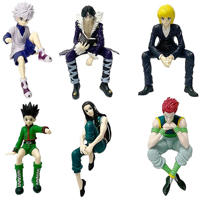 Anime Hunter X Hunter 11-14cm Gon Freecss Alluka Zoldyck Action Figure Chrollo Lucilfer/Kurapika PVC Model Figure Toys Kids Gift