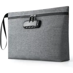 Combination lock storage bag, waterproof travel organizer bag, portable travel accessory