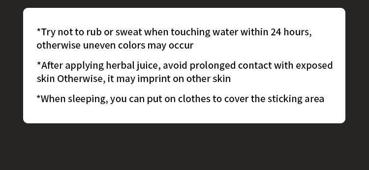 Waterproof temporary tattoo sticker magic tattoo lasting 7-15 flame heart pattern herbal juice semi permanent tattoo simulation tattoo Chest tattoo