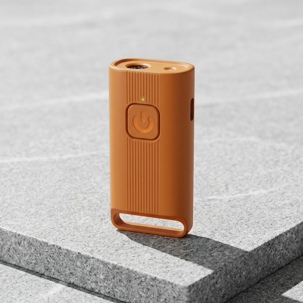 High Power Ultrasonic Dog Deterrent Tool - Handheld Anti Barking Training Aid - Rechargeable Stop Bark Device with Human-Grip Curved Design for Puppies & Large Dogs