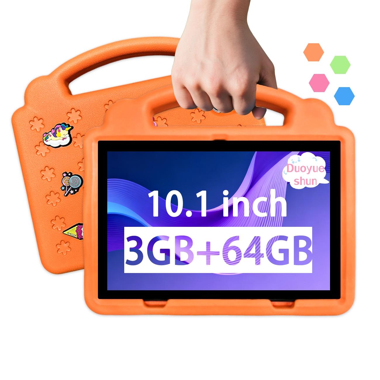 10.1 Inch HD Screen Android Tablet PC, Learning Entertainment Tablet, Dual Sim Card Support, Bluetooth-compatible & WiFi Connectivity, Ideal for Education & Entertainment