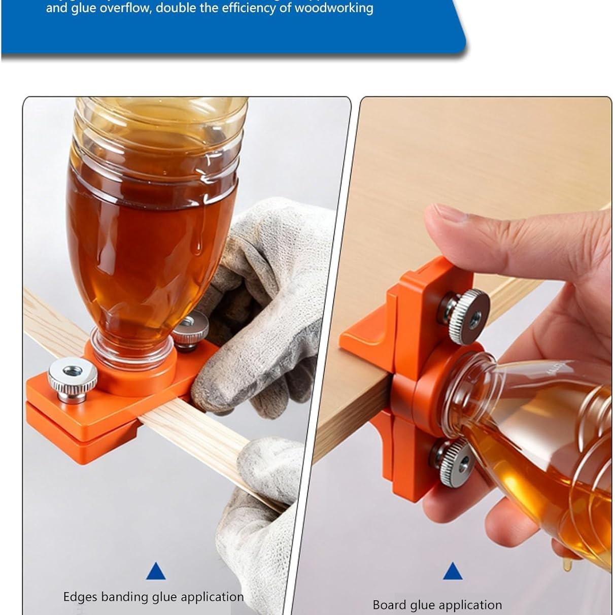 Orange Woodworking Edge Banding Glue Applicator — Adjustable Manual Glue Spreader; Sturdy, Durable, and Easy to Operate — An Ideal Choice for Both DIY Enthusiasts and Professional Woodworkers