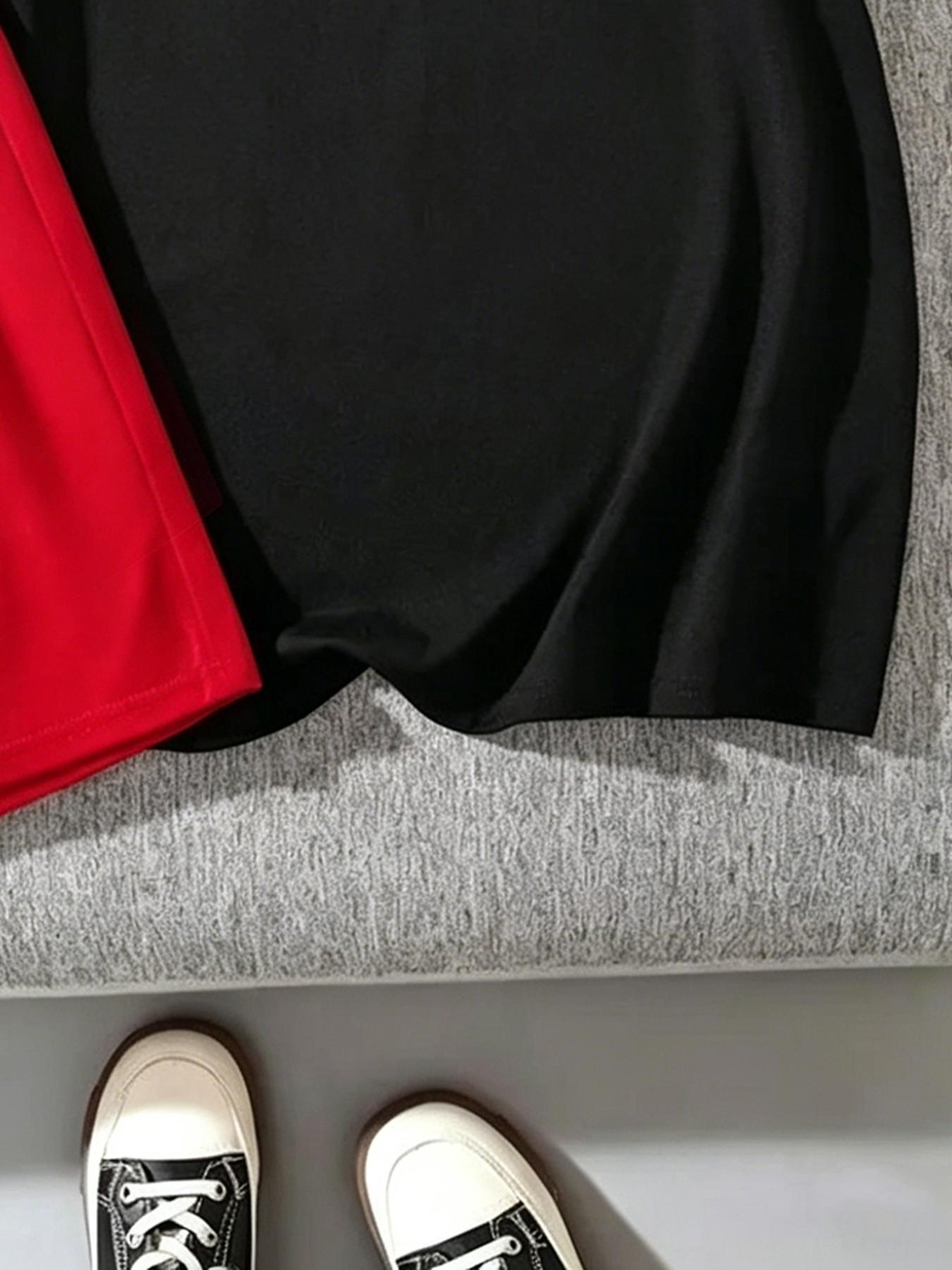 Fashion Boy Suit Set, Cool Graffiti Bear Pattern Design, Perfect Summer for Little Boys, Casual Loose-Fit Short Sleeve