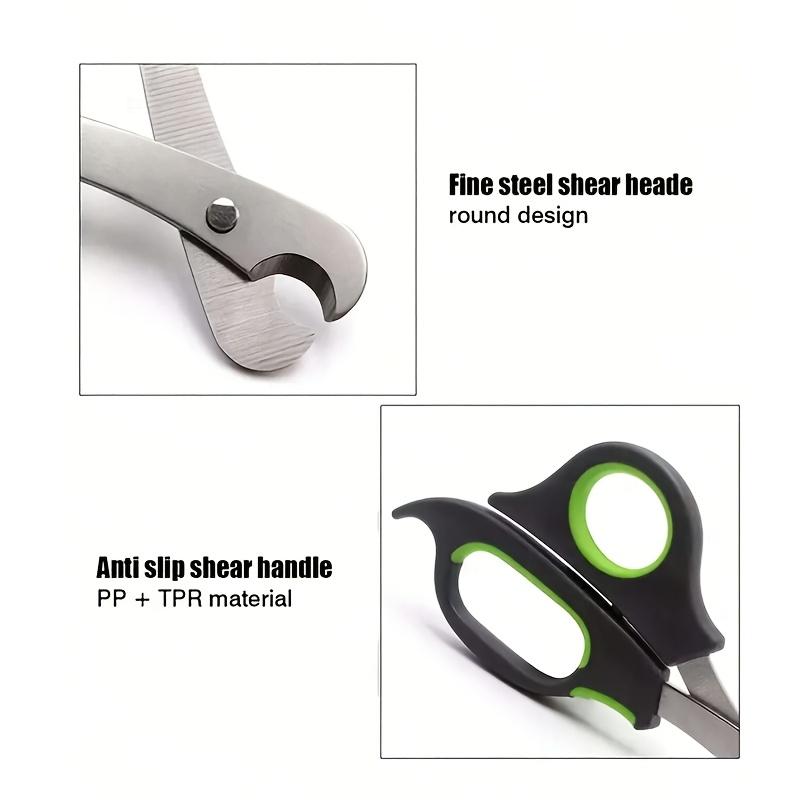 1 Black And Green Stainless Steel Pet Nail Clipper for Dog And Cat Grooming, Suitable for Puppies, Easy to Use And Easy to Clean.for Daily Use And Holiday Use, Without Battery