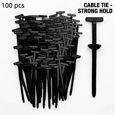 Nylon Cable Tie Clips, Universal Nylon Zip Tie Holders for Automotive Use, Multi-Functional Durable Fasteners for Home and Office Wire Installation