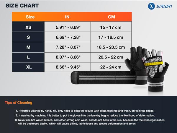 Gym Gloves, Half-Finger Breathable Workout Gloves for Men Women, Padded Weight Lifting Gloves with Wrist Wraps Support, Full Palm Protection, Gym Training SG902 Hand Protector