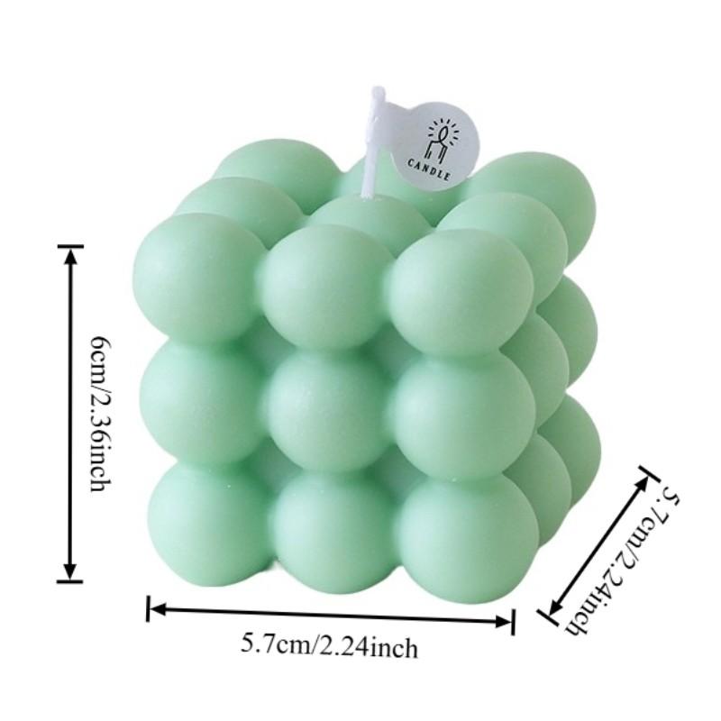 Aromatherapy Candle, Cube Shape, Romantic Decoration, Desktop Ornament, Handmade Atmosphere, Scented Candle, Gift for Expressing Love