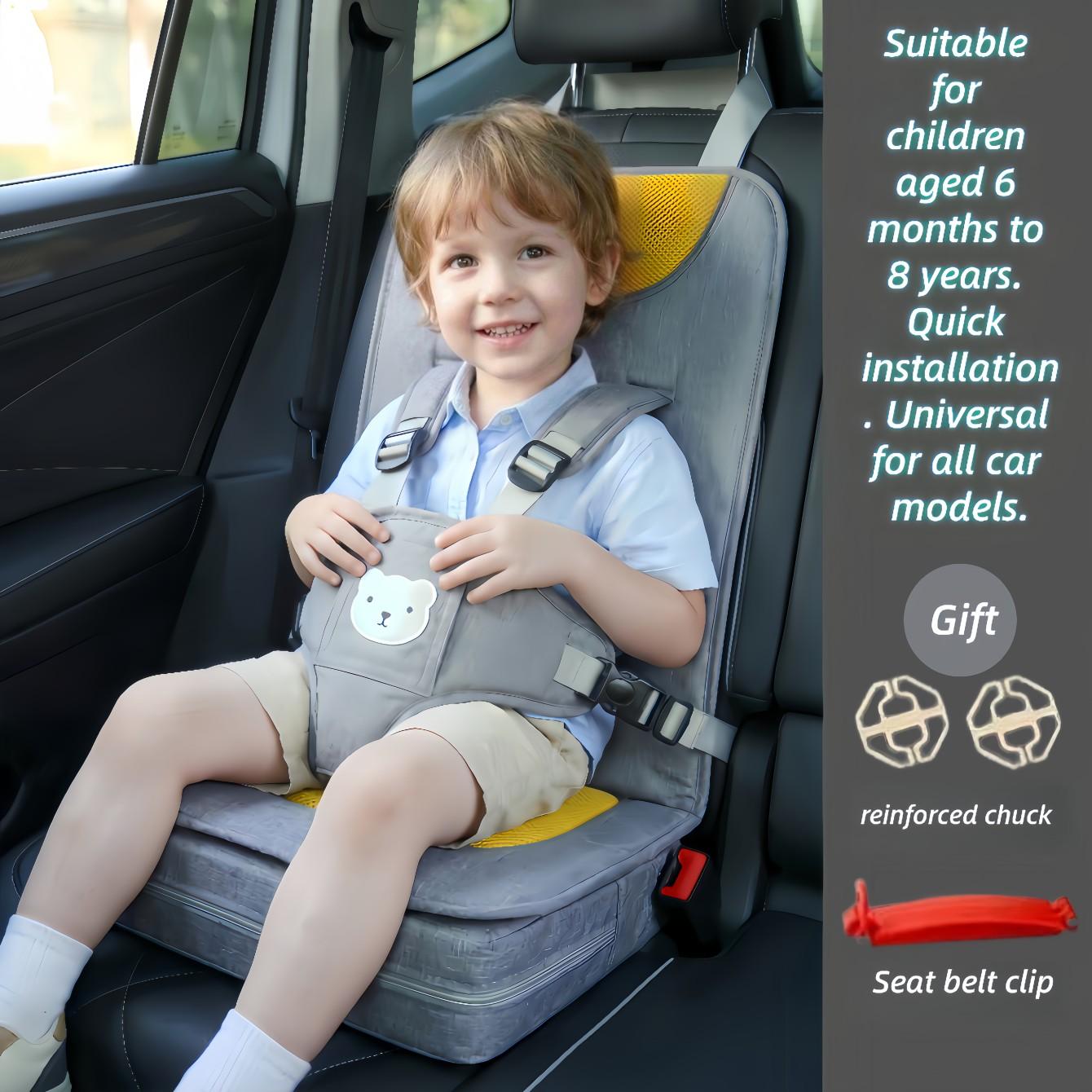 Portable Car Safety Seat for Children, Baby Electric Bike Universal, Simple Infant Car Seat Pad, 0-3-6 Years Old