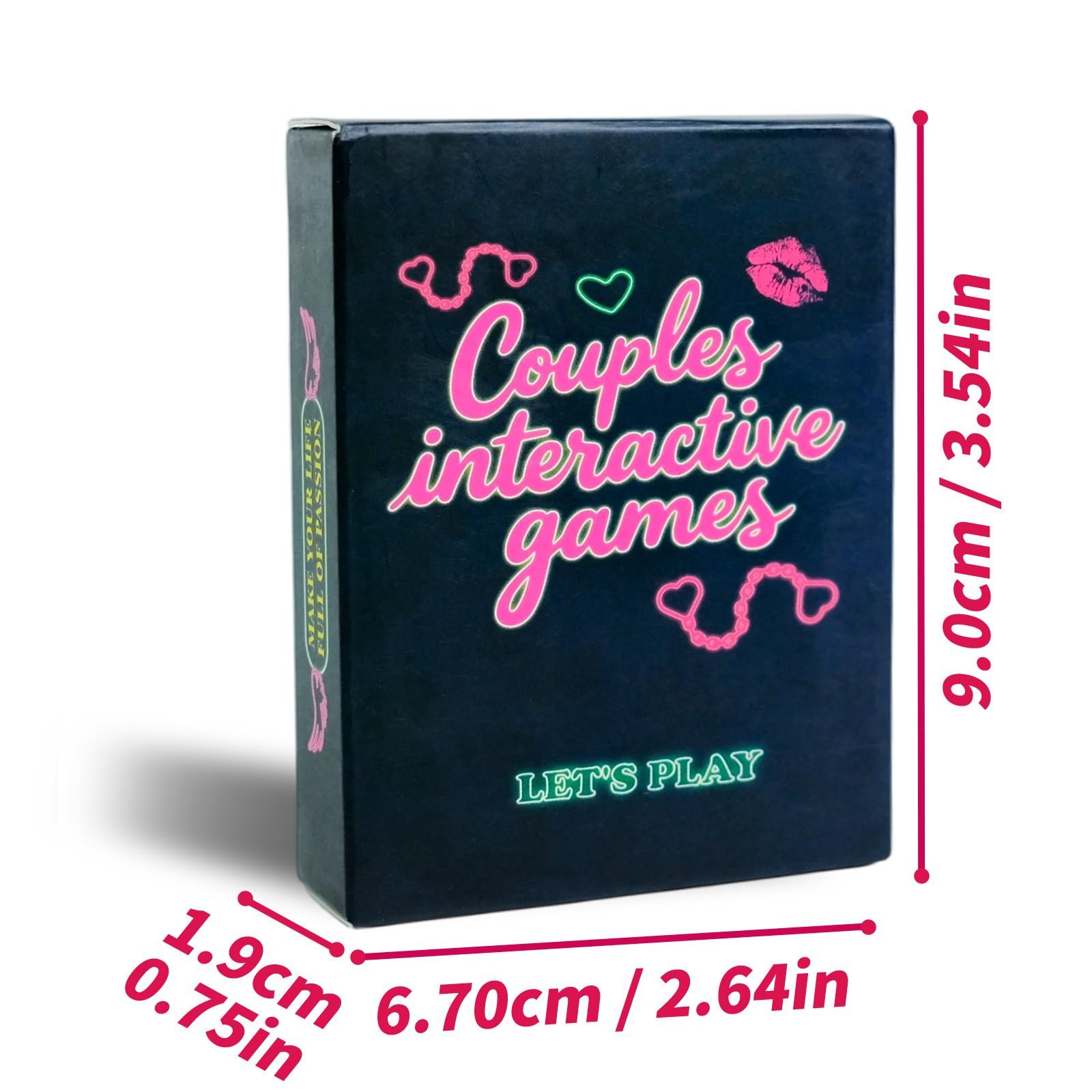 New 50 -Card Couple Ambiguous Card Game Cards, Casual Entertainment Interaction Cards, Enhance Emotional Bonding