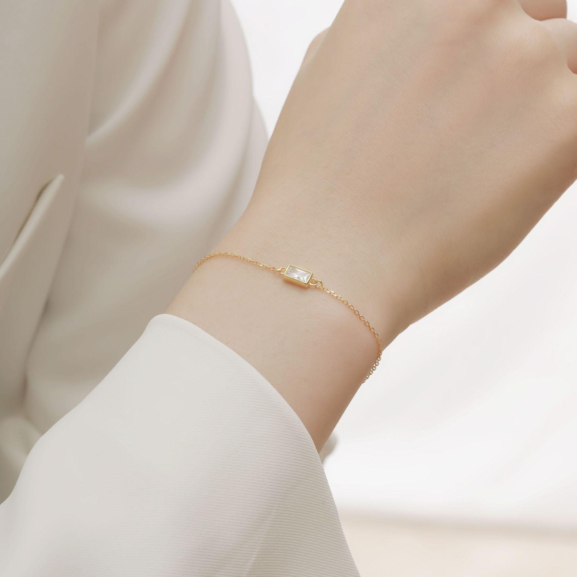 EAMTI 925 Sterling Silver Cubic Zirconia Wedding Bracelet Dainty Jewelry Gifts for Women Mother's Day/Birthday/Anniversary Day/Valentine’s Day EAMTI 925 Sterling Silver Cubic Zirconia Wedding Bracelet Dainty Jewelry Gifts for Women Mother's Day/Birthday/Anniversary Day/Valentine’s Day