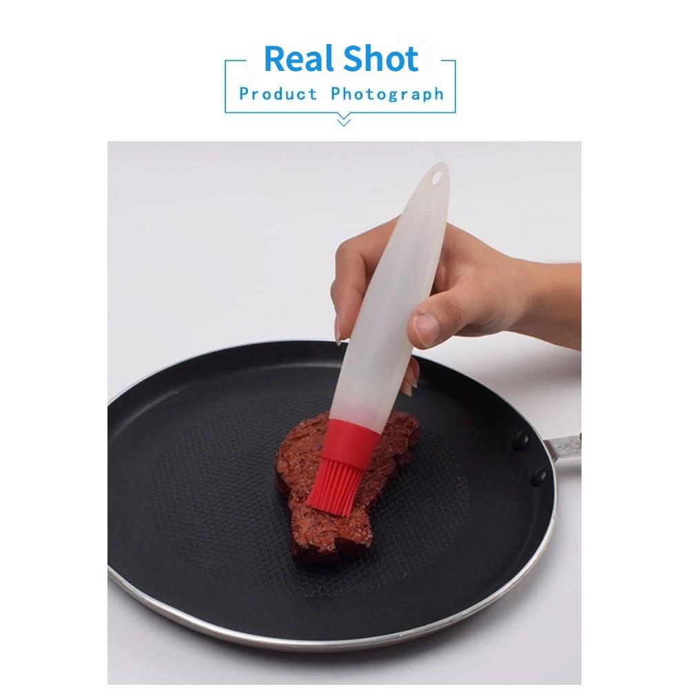 1pc High-Temperature Oil Control Brush, Precision Kitchen Tool, BBQ Grill Brush, Non-Stick Pan Oil Remover, Camping Party Essential