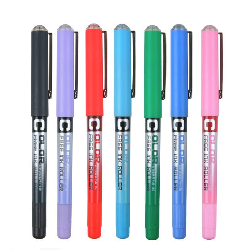 Colorful Liquid Ink Ballpoint Pen, Smooth Quick-Dry Neutral Pen, Fine Tip for Writing, Ideal for Students, Office, Daily Use Stationery