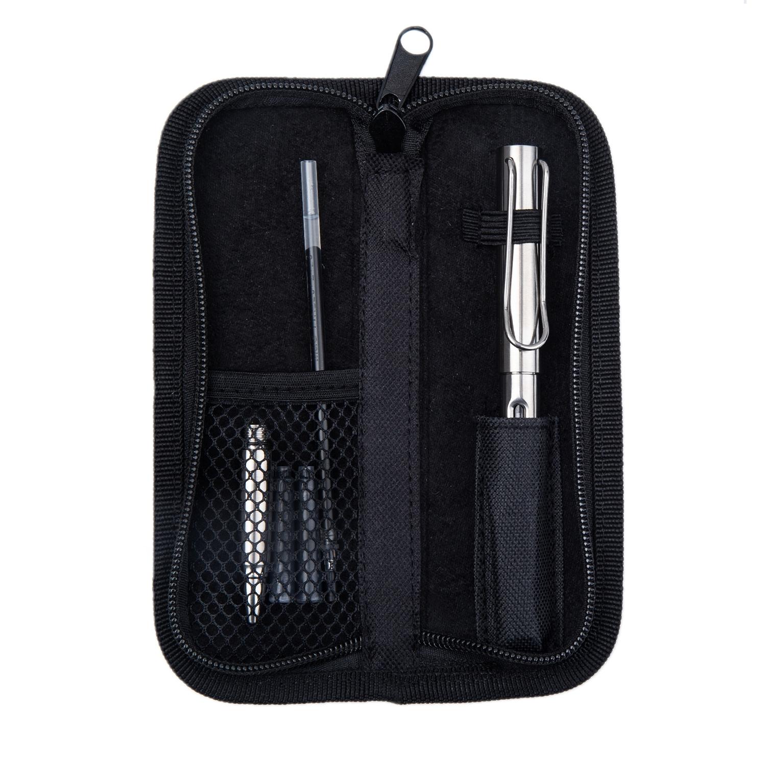 Titanium 2 in 1 Pen Set, Office Supplies with Medium Point and Replaceable Ink Refills, Essential Writing Tools for Home and Office, College Student Pen