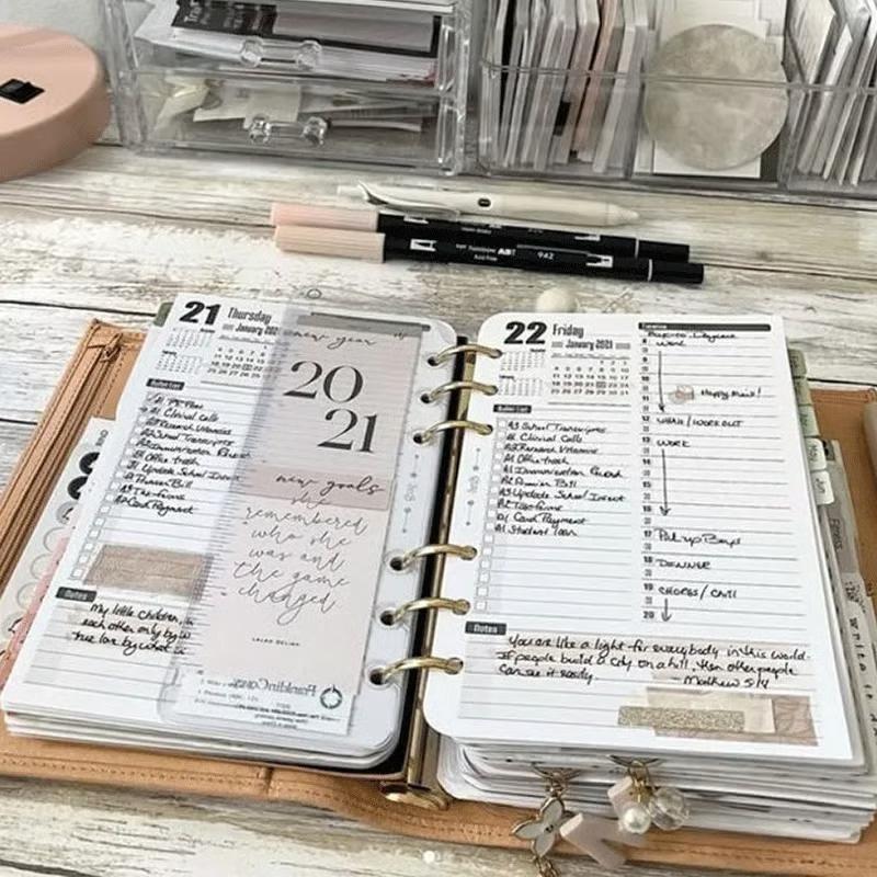 Latest Version Includes 2026 Full Year & 2027 Half Year - 104 Pages Life Area Simple Planning Toolkit, Personal Schedule Memo Gift Box