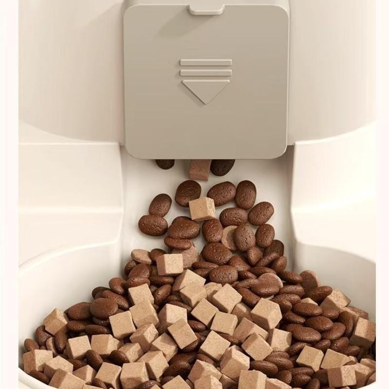 Durable Automatic Pet Feeder Water Dispenser Combo, Cat and Dog Use, Easy to Clean, Long-Lasting Design, Ideal for Home Use