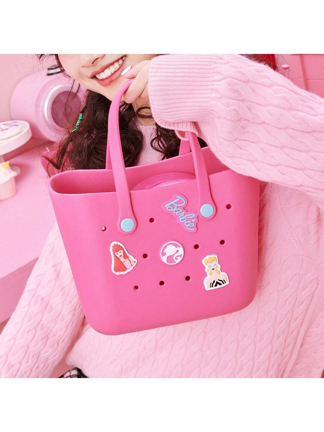 【Easter Gift Bag】Miniso Easter Shoulder Stylish Tote Bag Handlebag  Easter Basket For Easter Egg Hunt Kids Party Outdoor Picnic