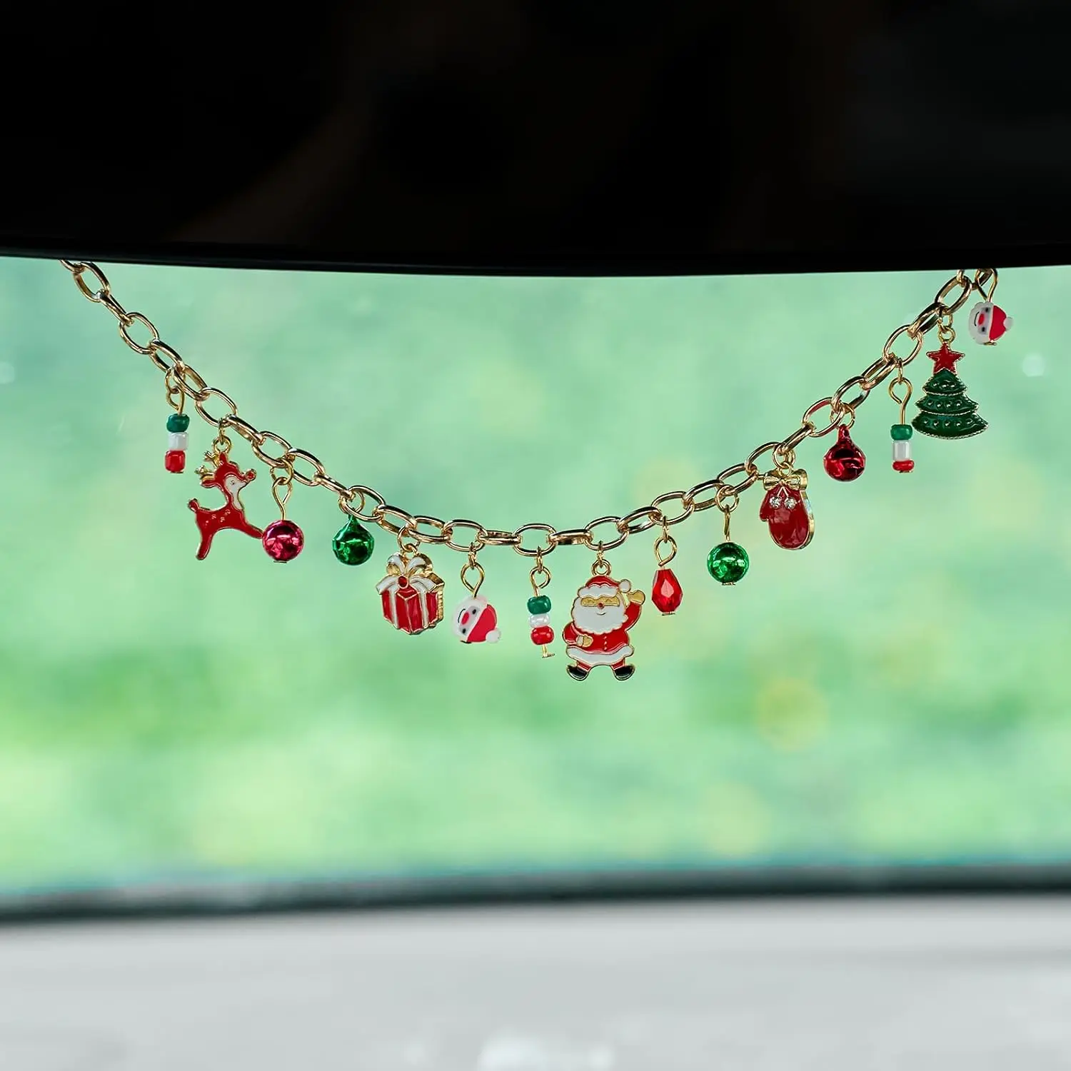 Christmas   Ornament Bells Rearview Mirror  |  Christmas Decorations, Cute  Auto Pendant Accessories