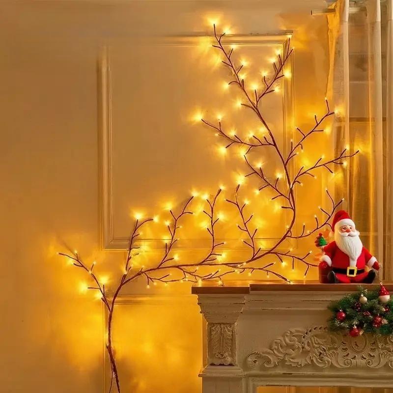 LED Tree-Shaped String Light String Light, USB-Powered LED Lighted Decorative Wall Light LED Ambient Lighting Strip Light for DIY Wreaths, Room Decor, Weddings & Holiday Celebrations, LED Light Strips Led Ambient Light #GLOBAL PICKS