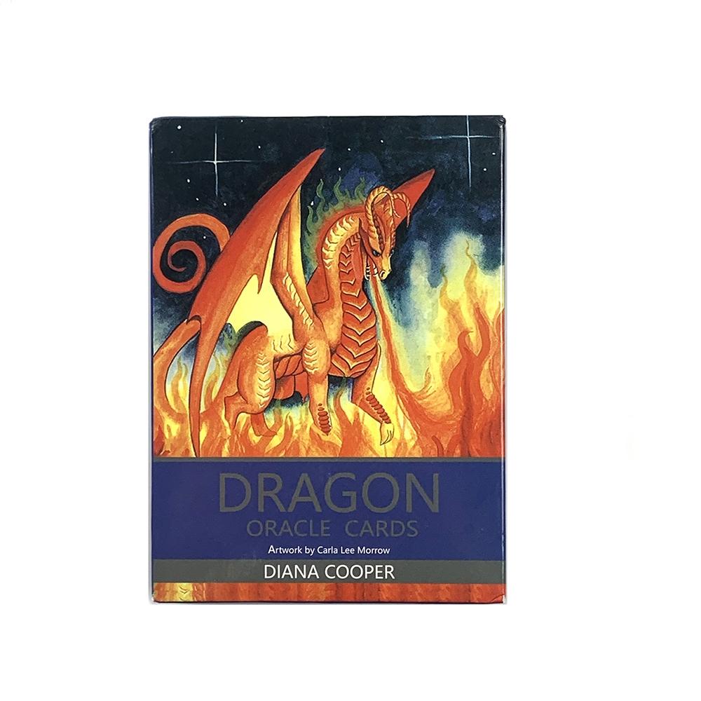 Powerful Dragon Tarot Deck, Fun Destiny and Divination Board Game, Mystery Oracle Cards for Prediction and Insight, Easter Halloween Christmas Gift
