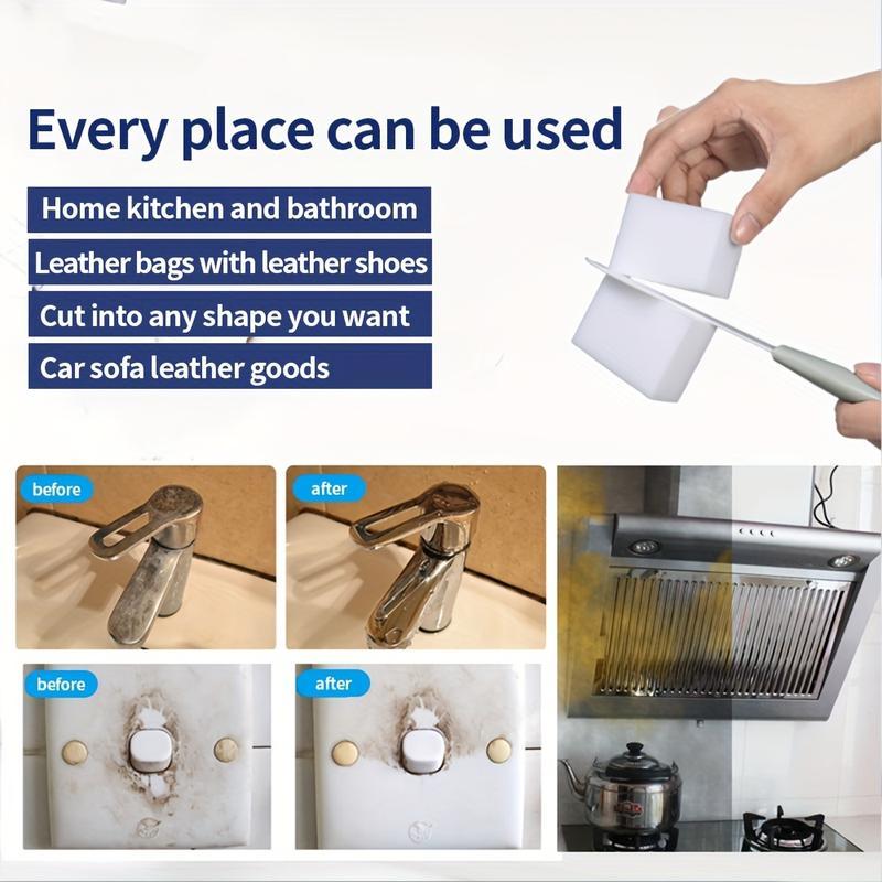 Dish Sponge 10 Count Nano Sponge Wipe High Density Kitchen Dishwashing Sponge for Home Restaurant Barbecue Wiping