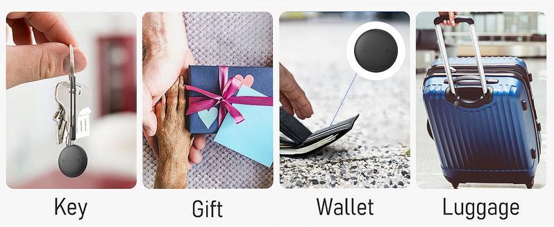 GPS Tracker ,Mini Trackers Device with Weatherproof Magnetic Case-No Monthly (iOS Only) Fee-Best Hidden GPS Trackers,Anti-lost Device,Works with Apple Find My  fathersdaygift