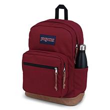 JanSport Right Pack Backpack - Durable Daypack with Padded 15" Laptop Sleeve, Spacious Main Compartment & Integrated Water Bottle Pocket - Russet Red